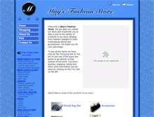 Tablet Screenshot of maysfashionstore.com